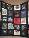 Blanket from concert T's
