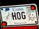 Our license plate