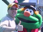 Me and Wally the Green Monster