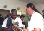 Jaimoe and me backstage at the PNC Arts Center in NJ 8/29/ 1999.