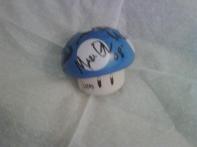 Mario Brothers Mushroom with ABB signatures. 1 of only 2 in the world.