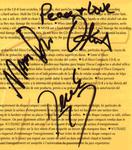 autographs from Derek, Oteil & Marc, from Raleigh 9/5/99