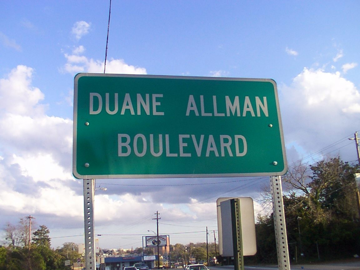 Duane Allman Blvd. looking East Macon, GA