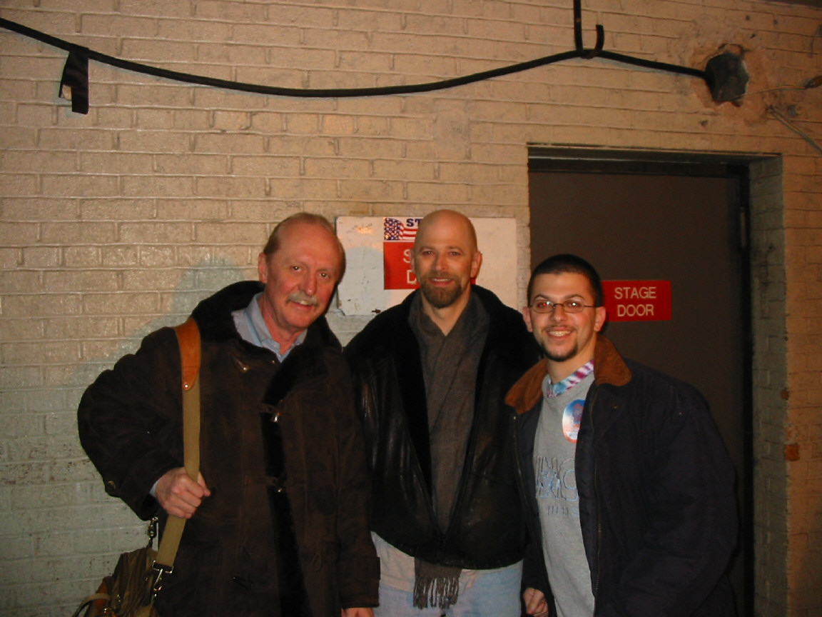 The two of us with Butch Trucks.  My dad got into this one thanks to an anonymous lady backstage taking the picture.