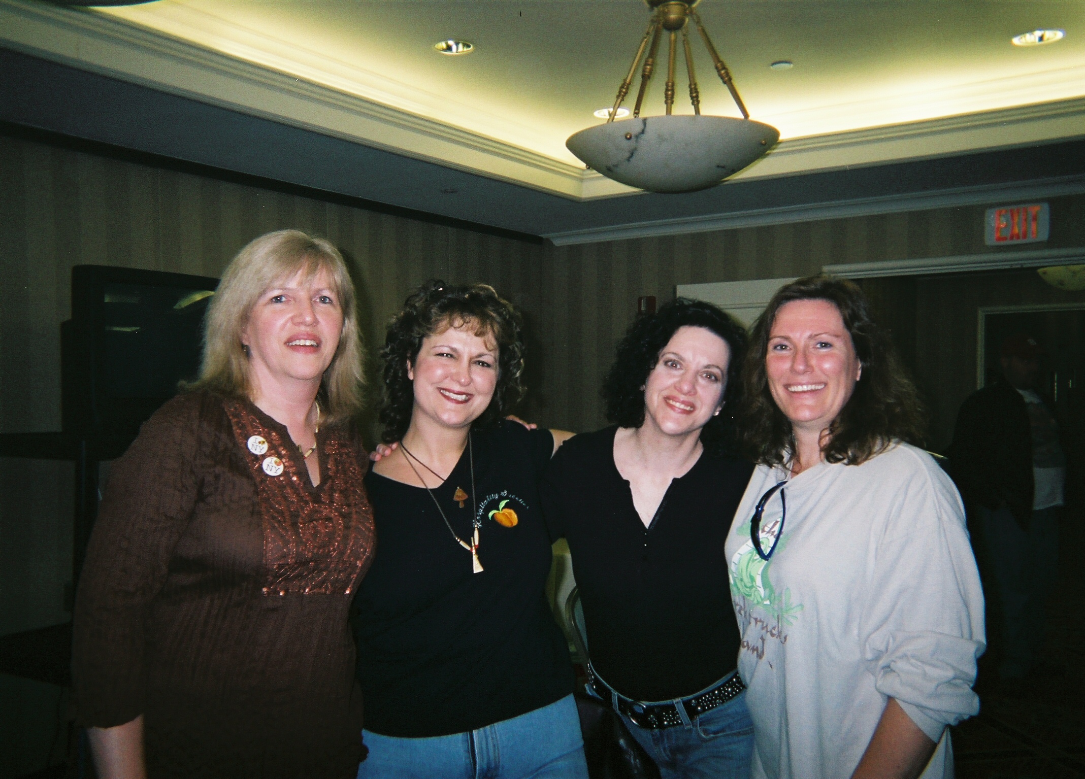 Barb, Jacquie, Nicole and Janet at the HTN party 3-11-06