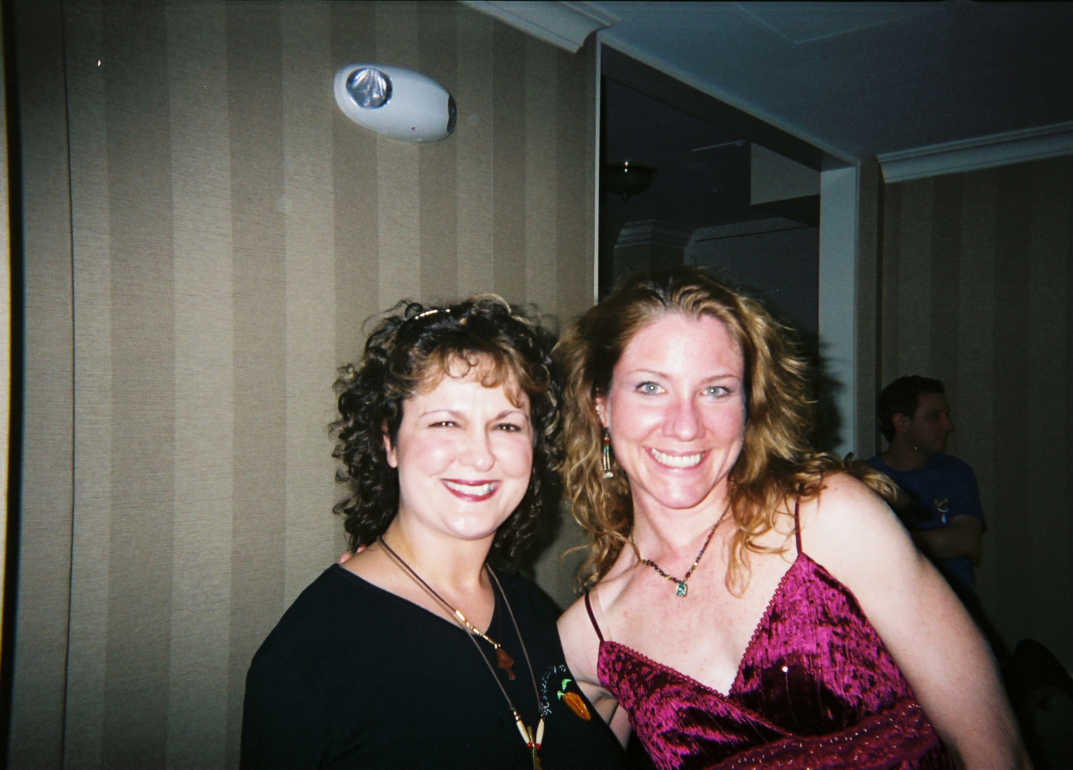 Jacquie and Schneille enjoying the HTN party, 3-11-06