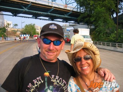 Jenny and I, Row B Chattanooga after checking out Oteil then DTB, what a night. 