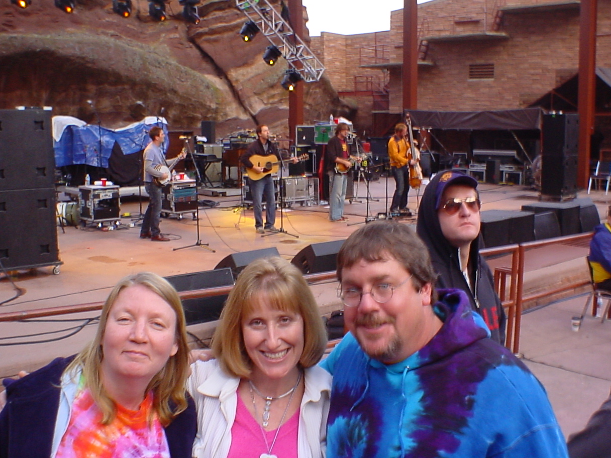 Yonder Mountain Jams in the background on 9/2/06!