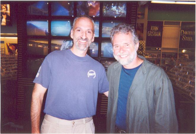 This me with my all-time favorite piano player, Chuck Leavell.  I met him at a cd/book signing in Marietta, GA.  He is one teriffic guy as well as the best, most soulful piano player on the planet!  Thanks Chuck!