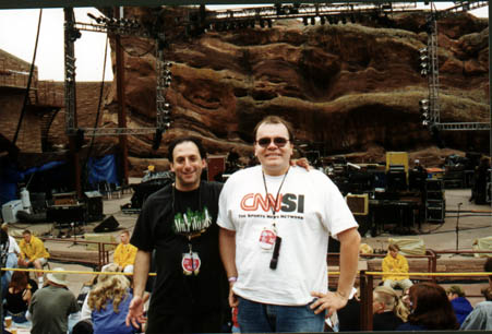 Lee Schusterman and myself at Red Rocks 6-13-99