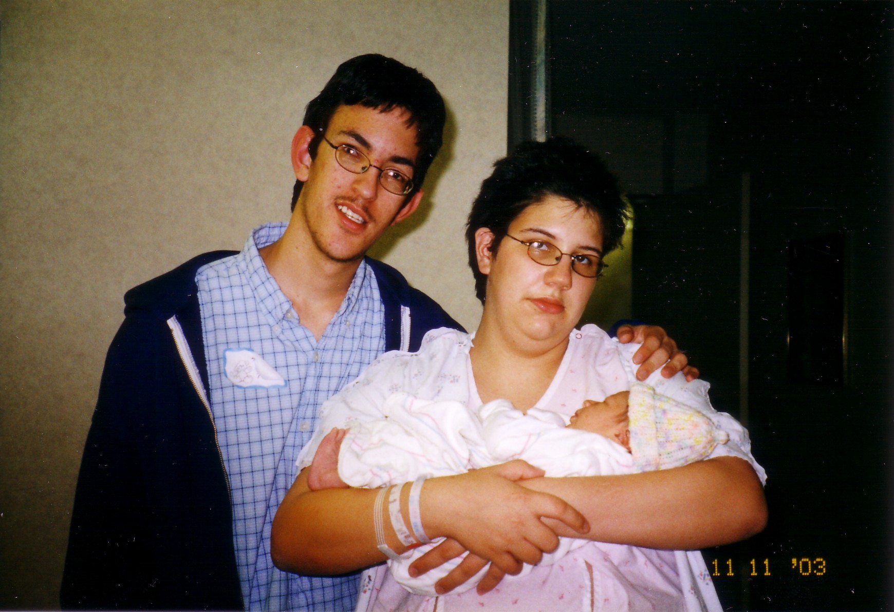 picture of my son (born 11/11/03)and me and my girlfriend