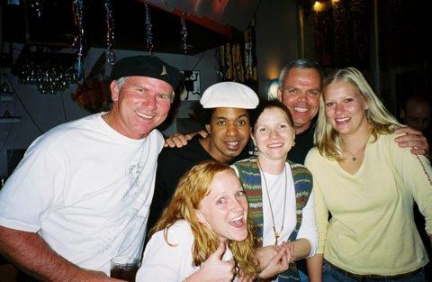 Hanging with friends after the dTb radio taping in Boulder, CO...

Tommy, Kofi, Jeanne, Johnny, Dan'yle and an unknown redheaded guest appearance in front.