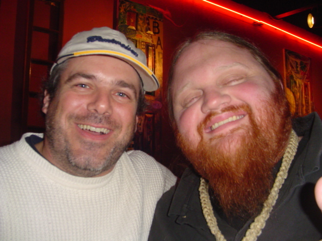 This is a pic of my good buddy Rob & me...yeah, we're feelin' alright.