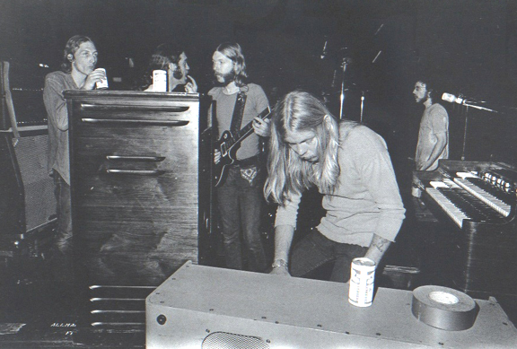 backstage at the fillmore east.afternoon of 6/27/71.
