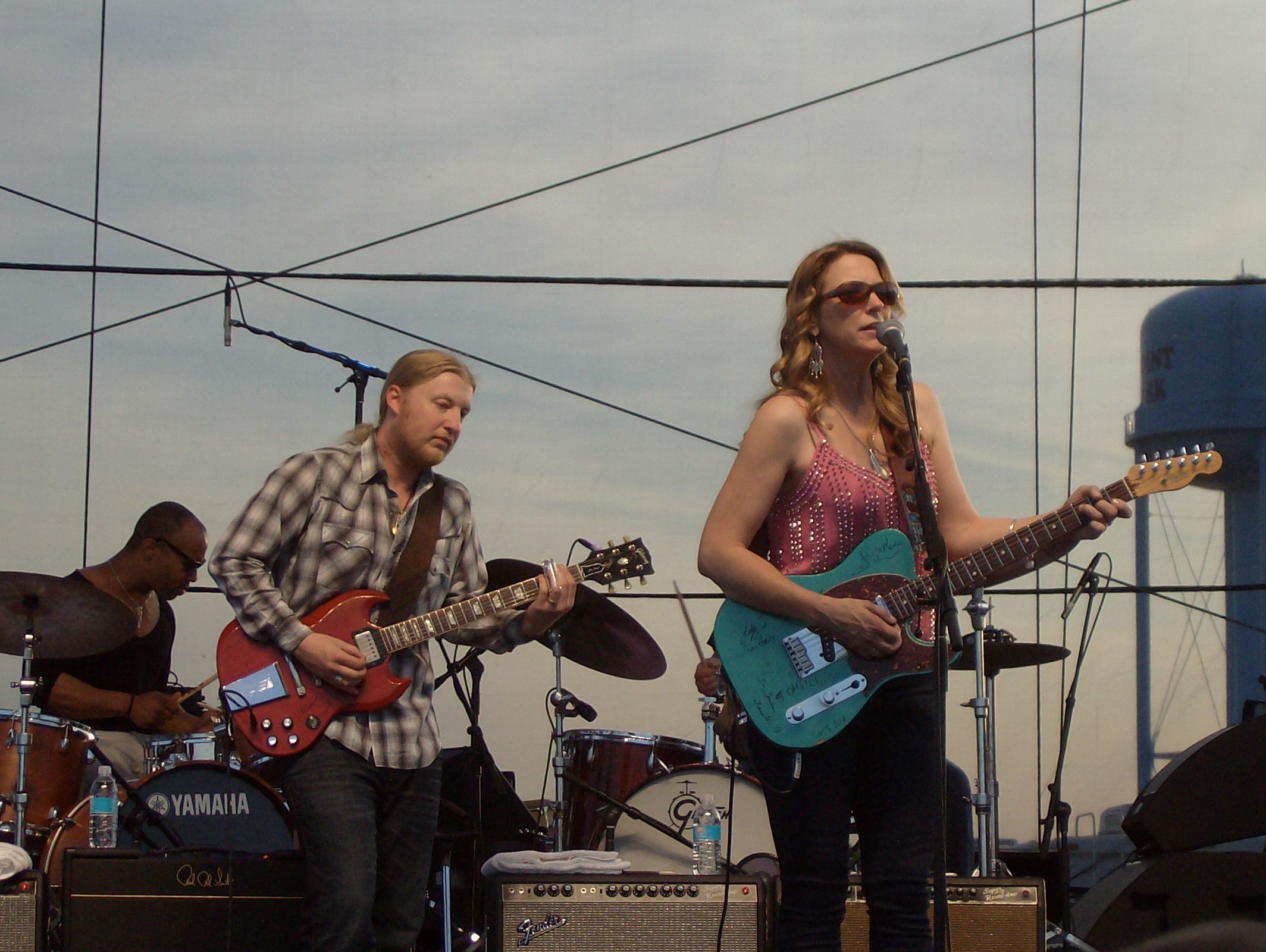 Here is a photo of Derek and Susan at the Chesapeake Bay Blues Festival, May 19 2012.