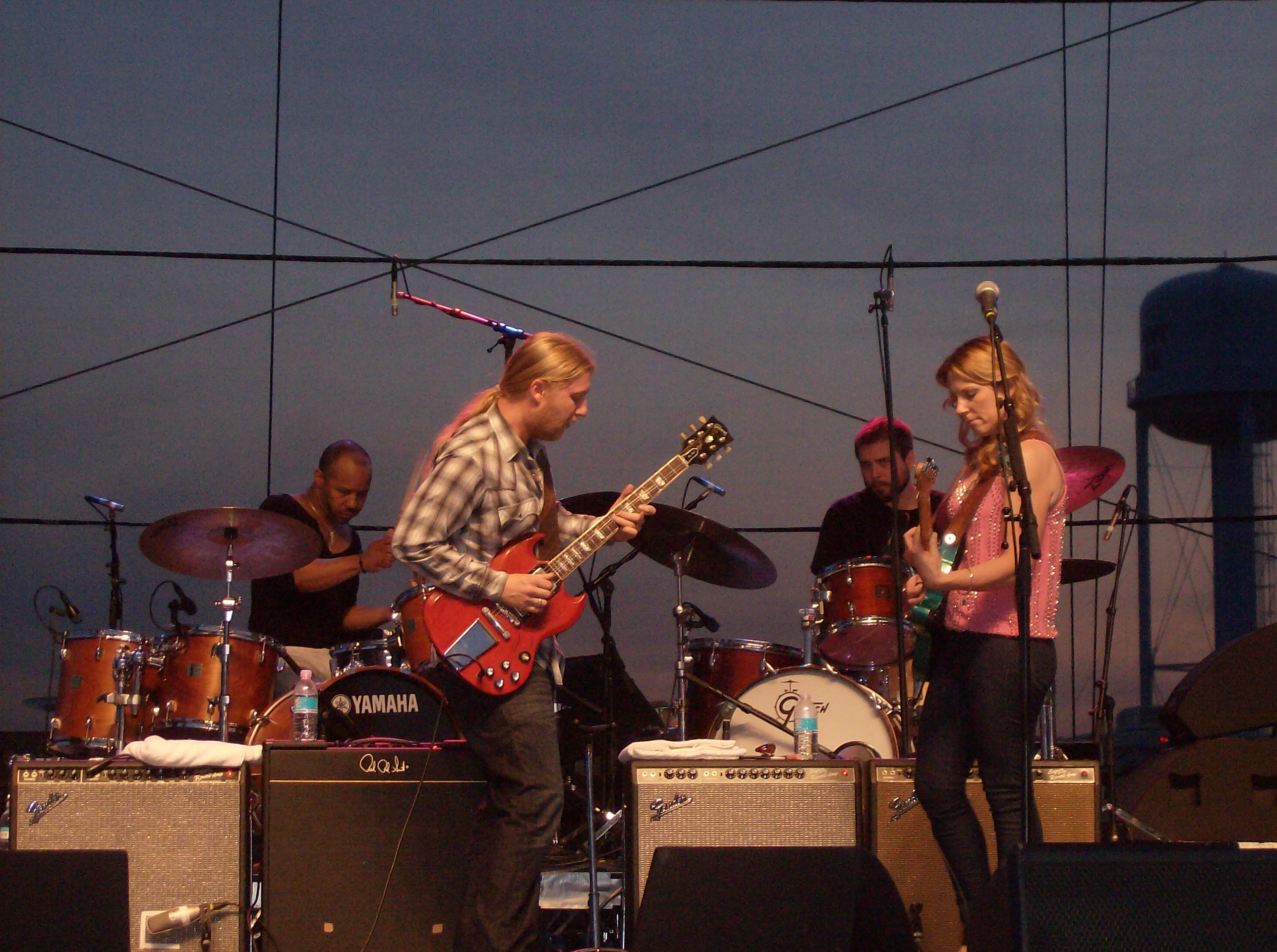 photo of Derek and Susan at the Chesapeake Bay Blues Festival, May 19 2012.