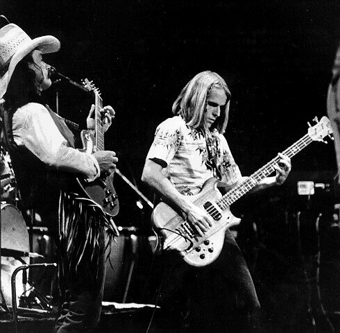 Rook on stage with  Dickey Betts  Contributor: David Goldflies, from his web site